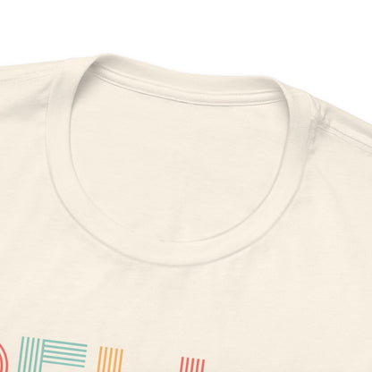 Printify T-Shirt Fawn French Bulldog Checkered Tee