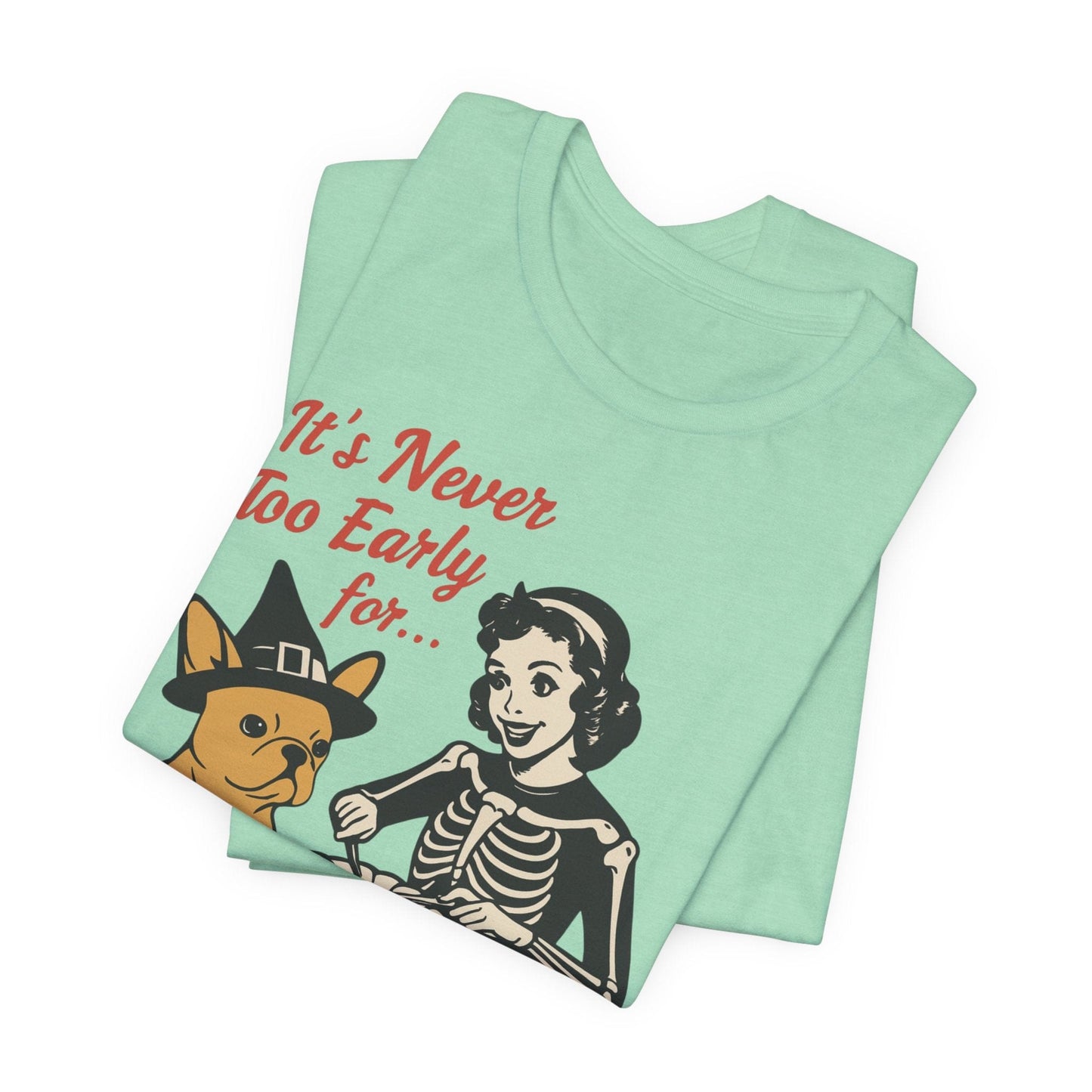 Fawn French Bulldog Early Halloween TShirt