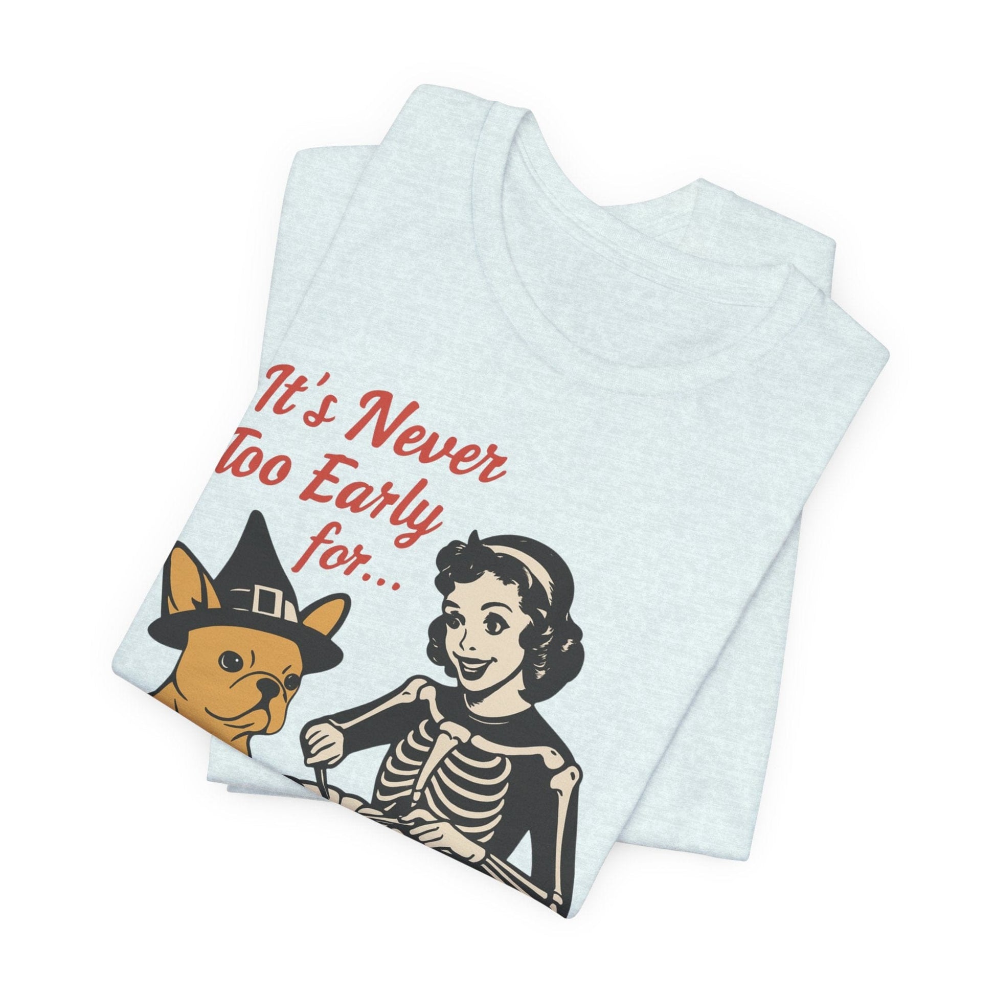 Fawn French Bulldog Early Halloween TShirt