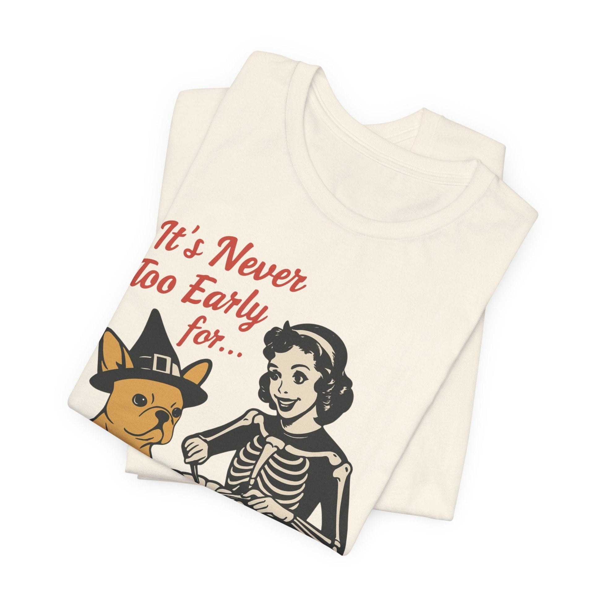 Fawn French Bulldog Early Halloween TShirt