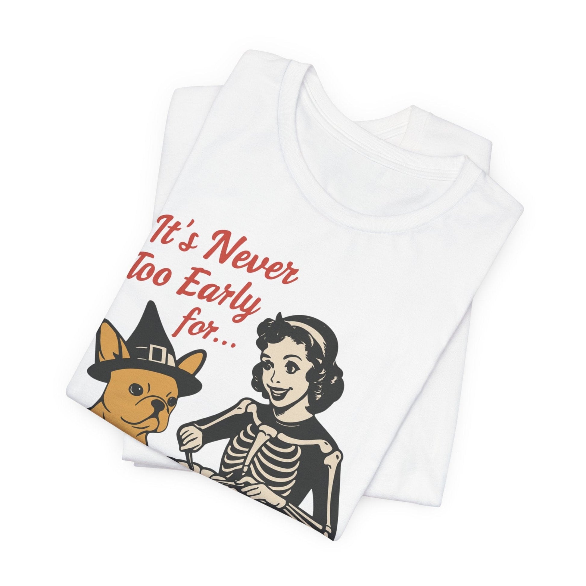 Fawn French Bulldog Early Halloween TShirt