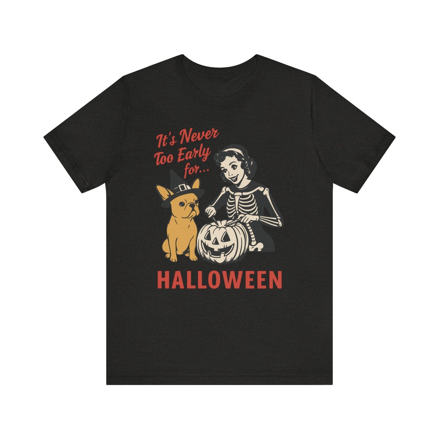 Fawn French Bulldog Early Halloween TShirt