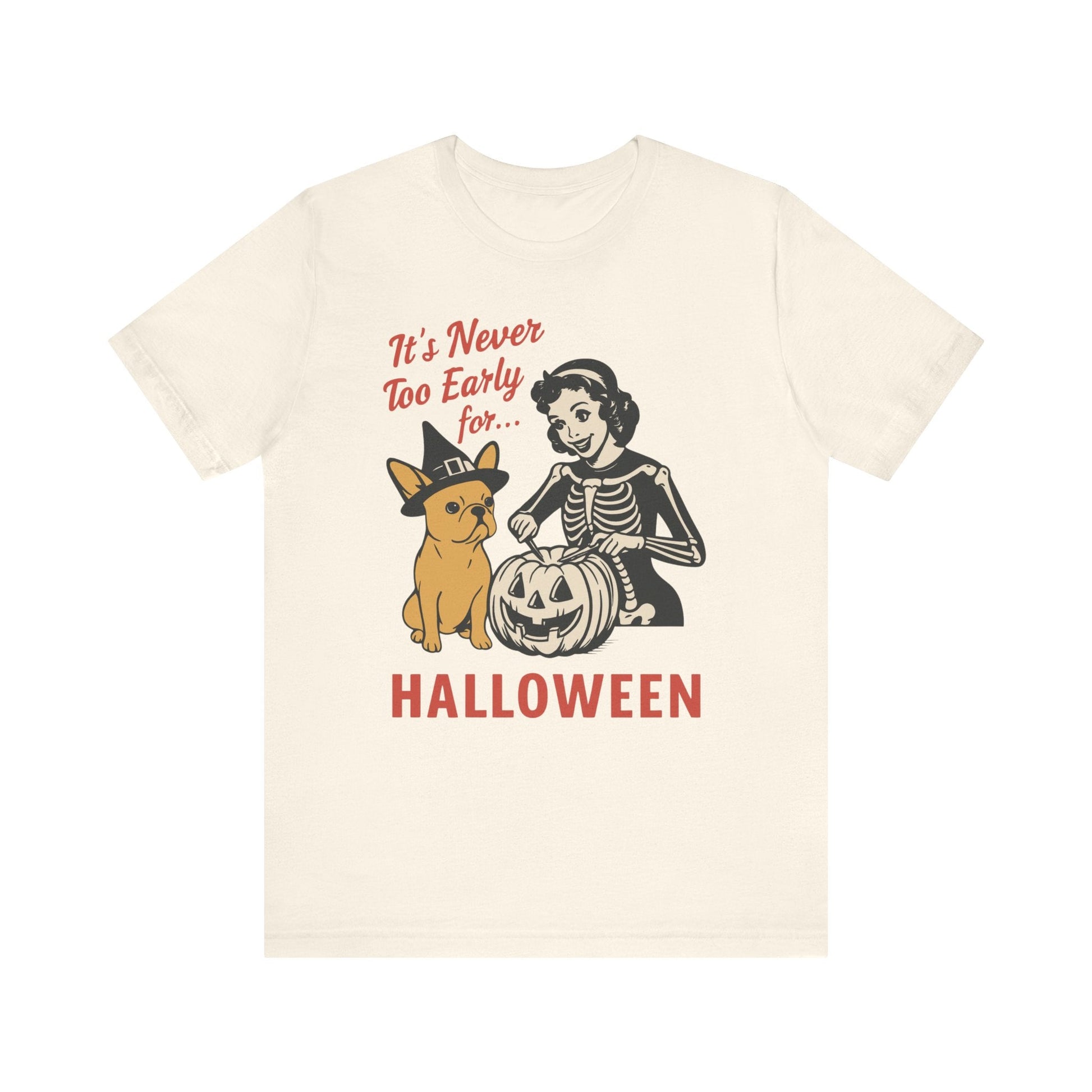 Fawn French Bulldog Early Halloween TShirt