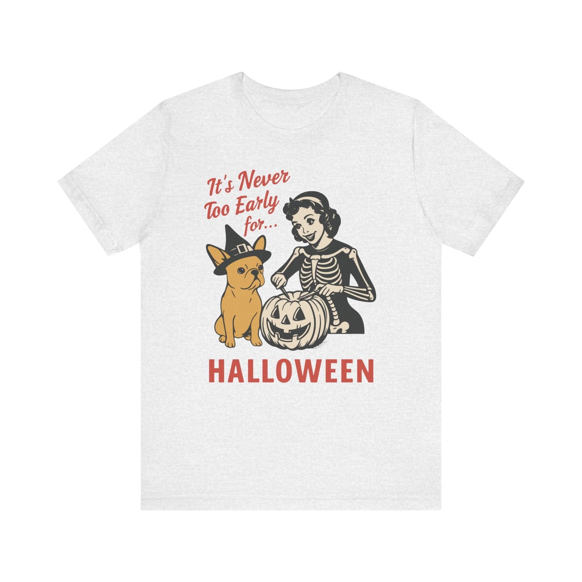 Fawn French Bulldog Early Halloween TShirt