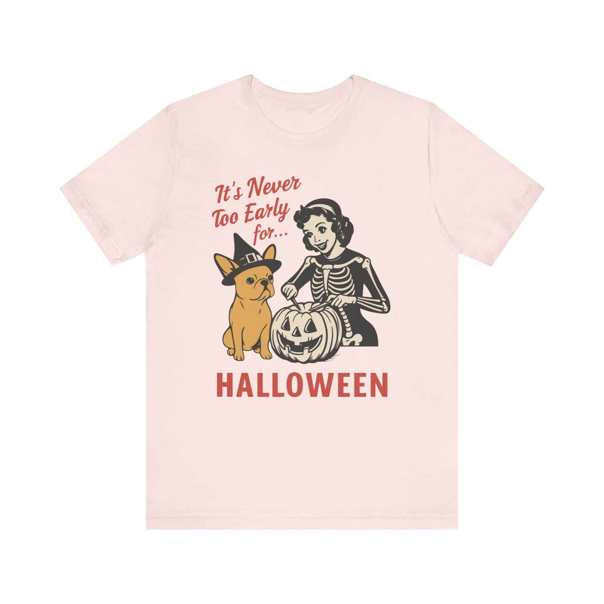 Fawn French Bulldog Early Halloween TShirt