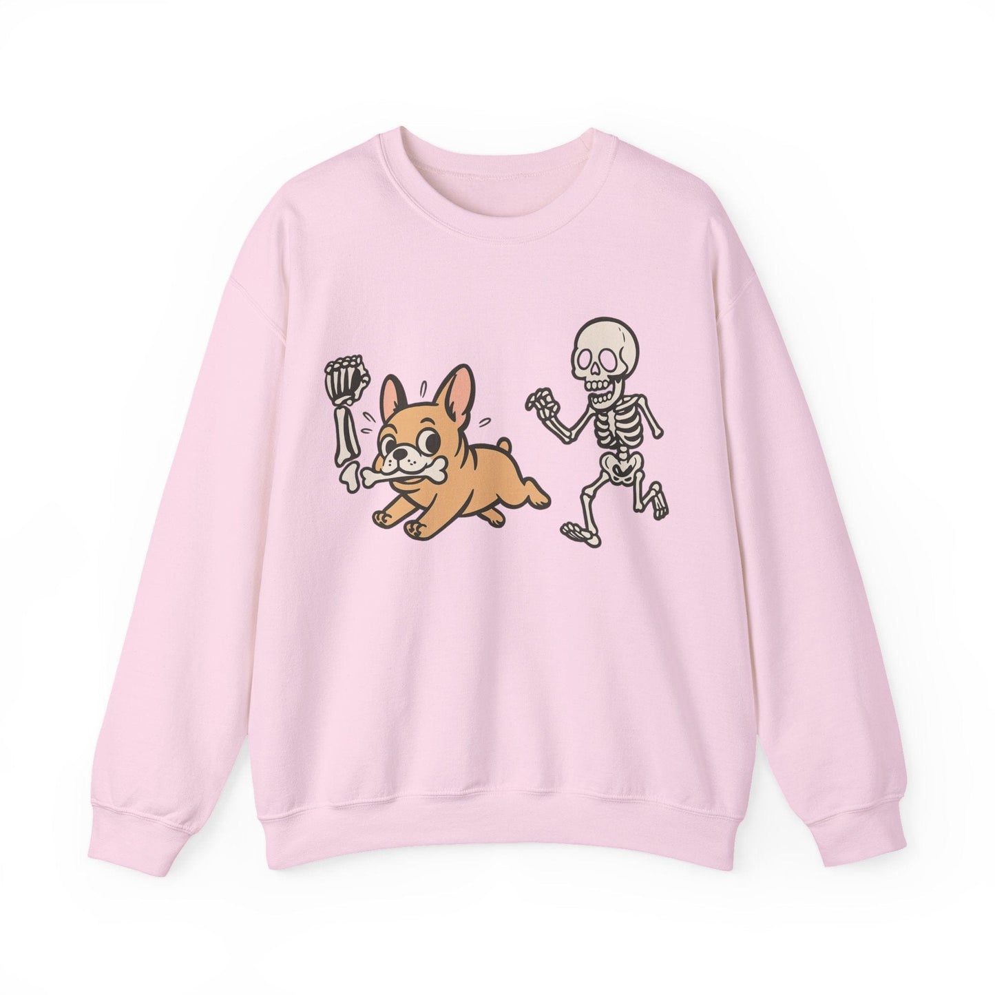 Printify Sweatshirt Fawn French Bulldog Grave Robber Sweatshirt