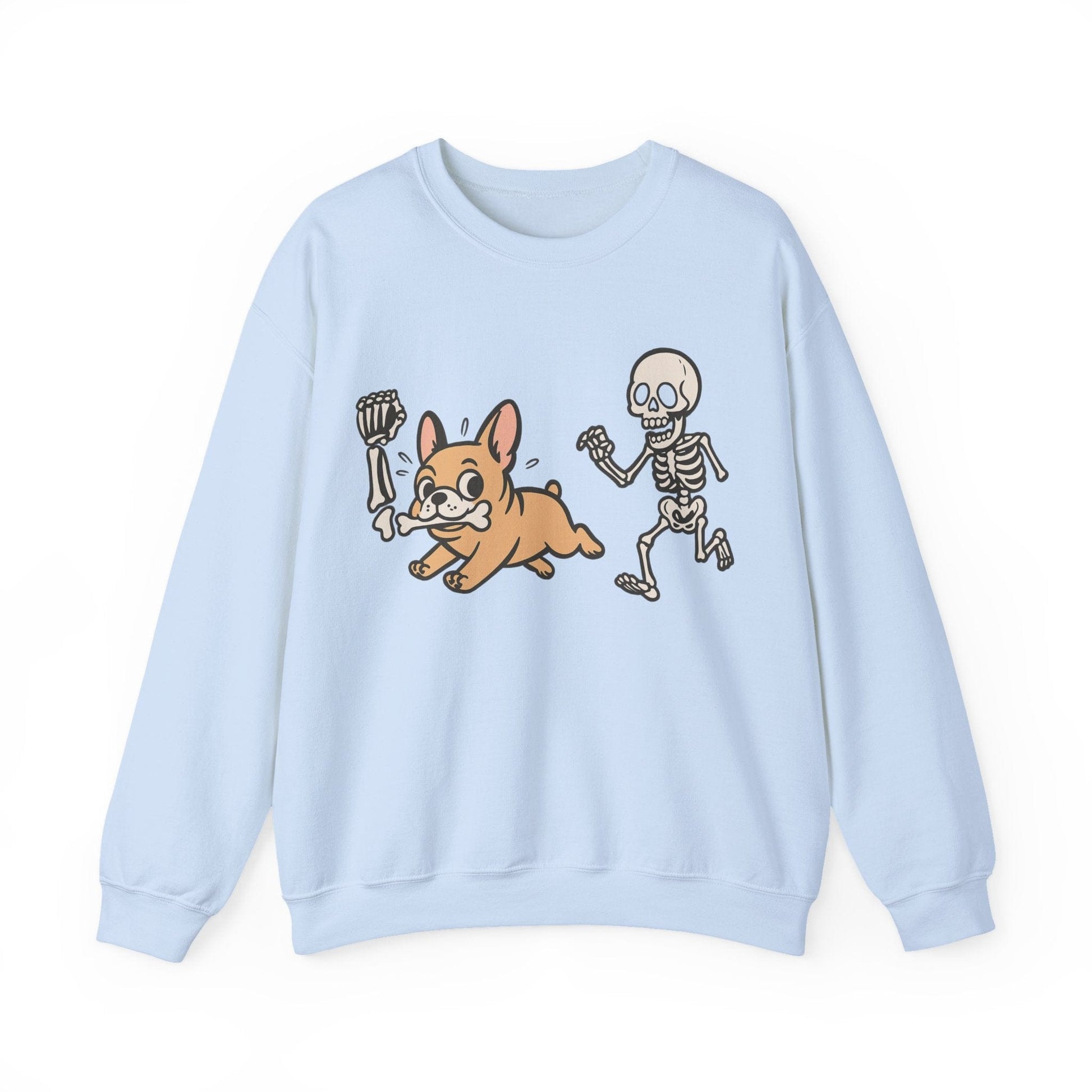 Printify Sweatshirt Fawn French Bulldog Grave Robber Sweatshirt