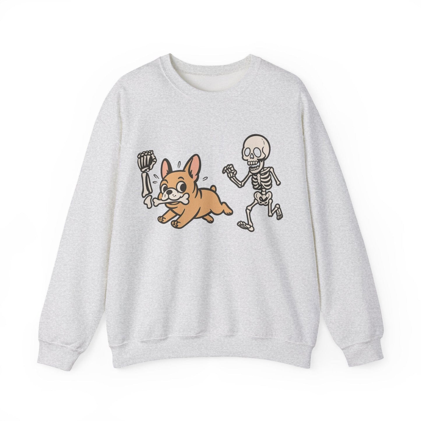 Printify Sweatshirt Fawn French Bulldog Grave Robber Sweatshirt
