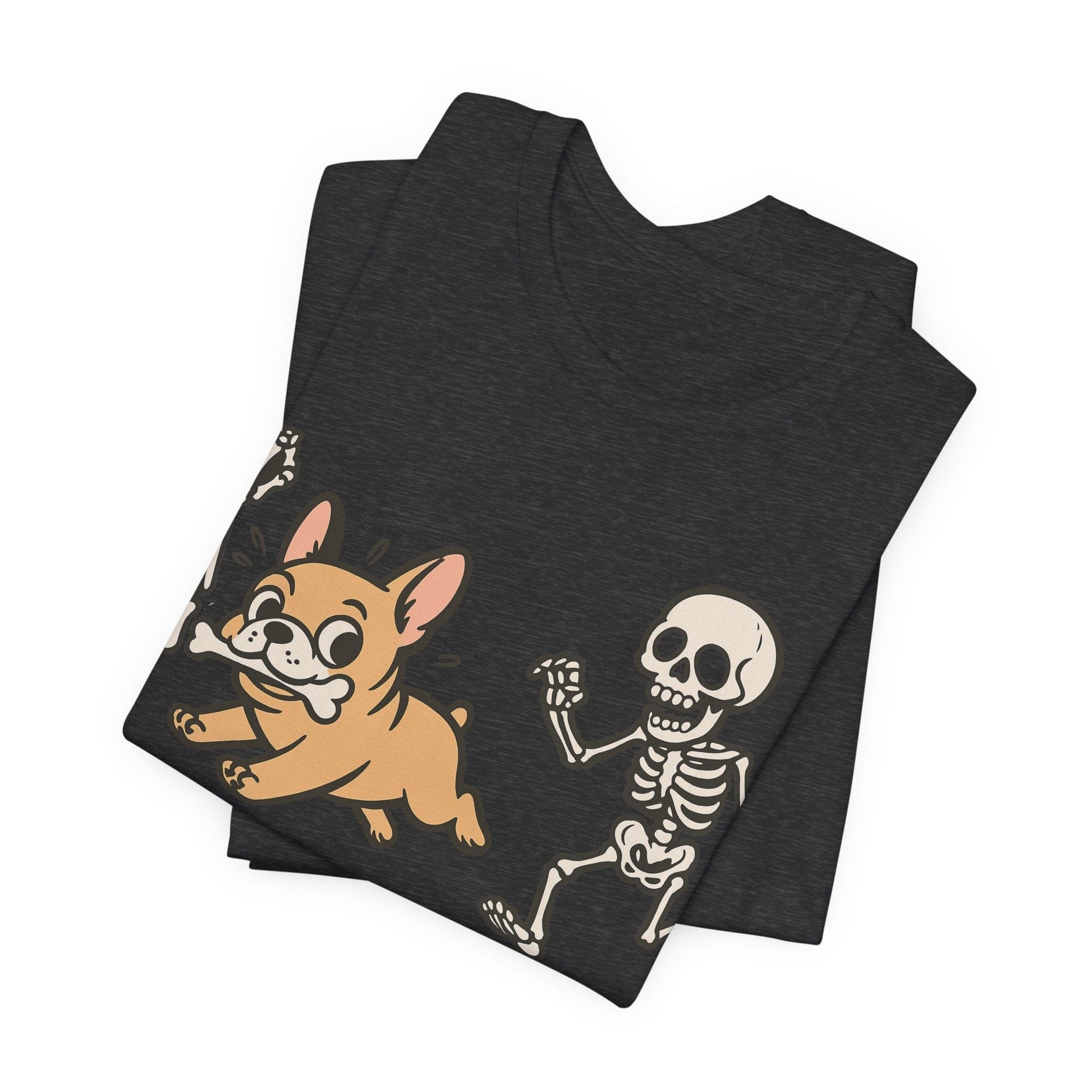 Printify T-Shirt Fawn French Bulldog Grave Robber TShirt