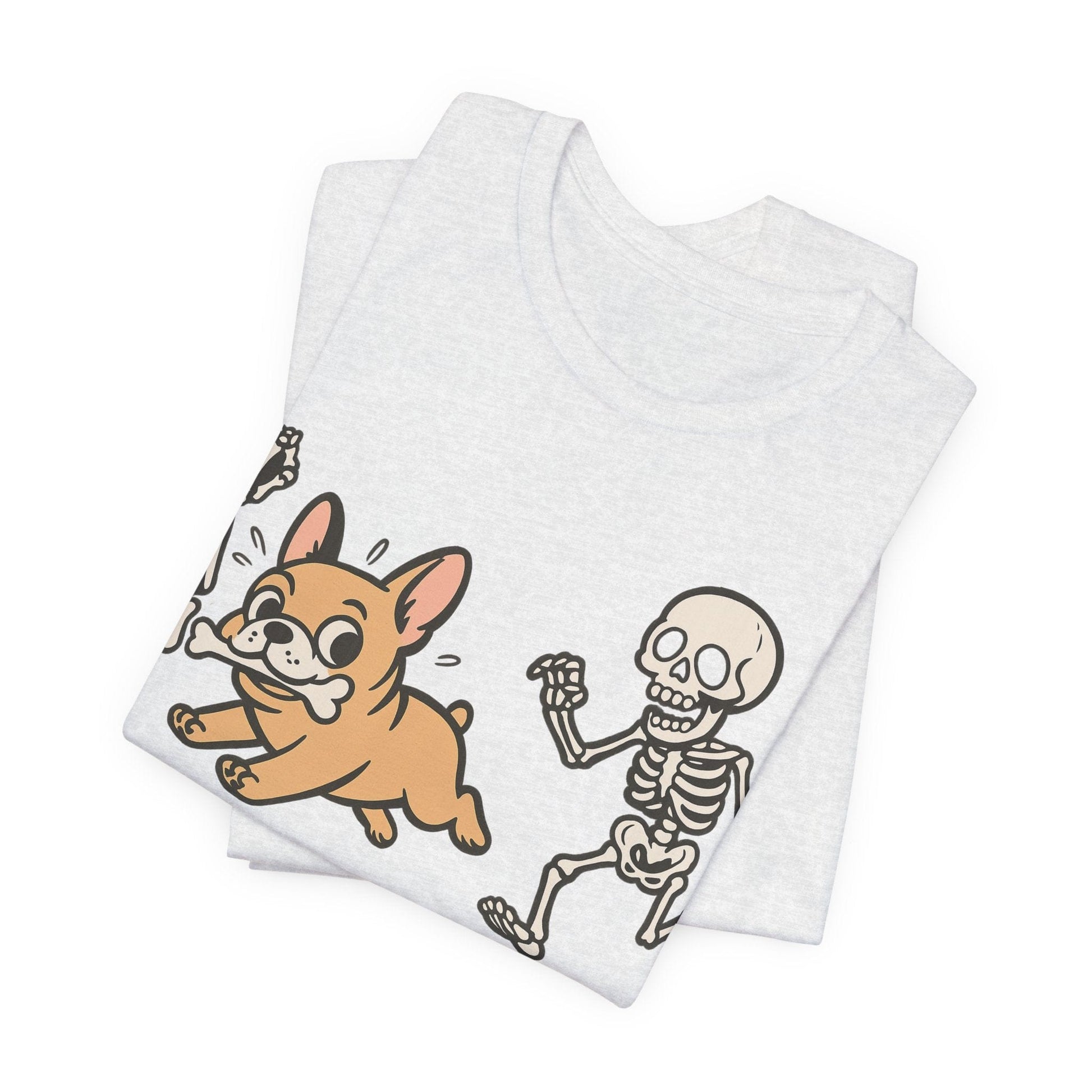 Printify T-Shirt Fawn French Bulldog Grave Robber TShirt
