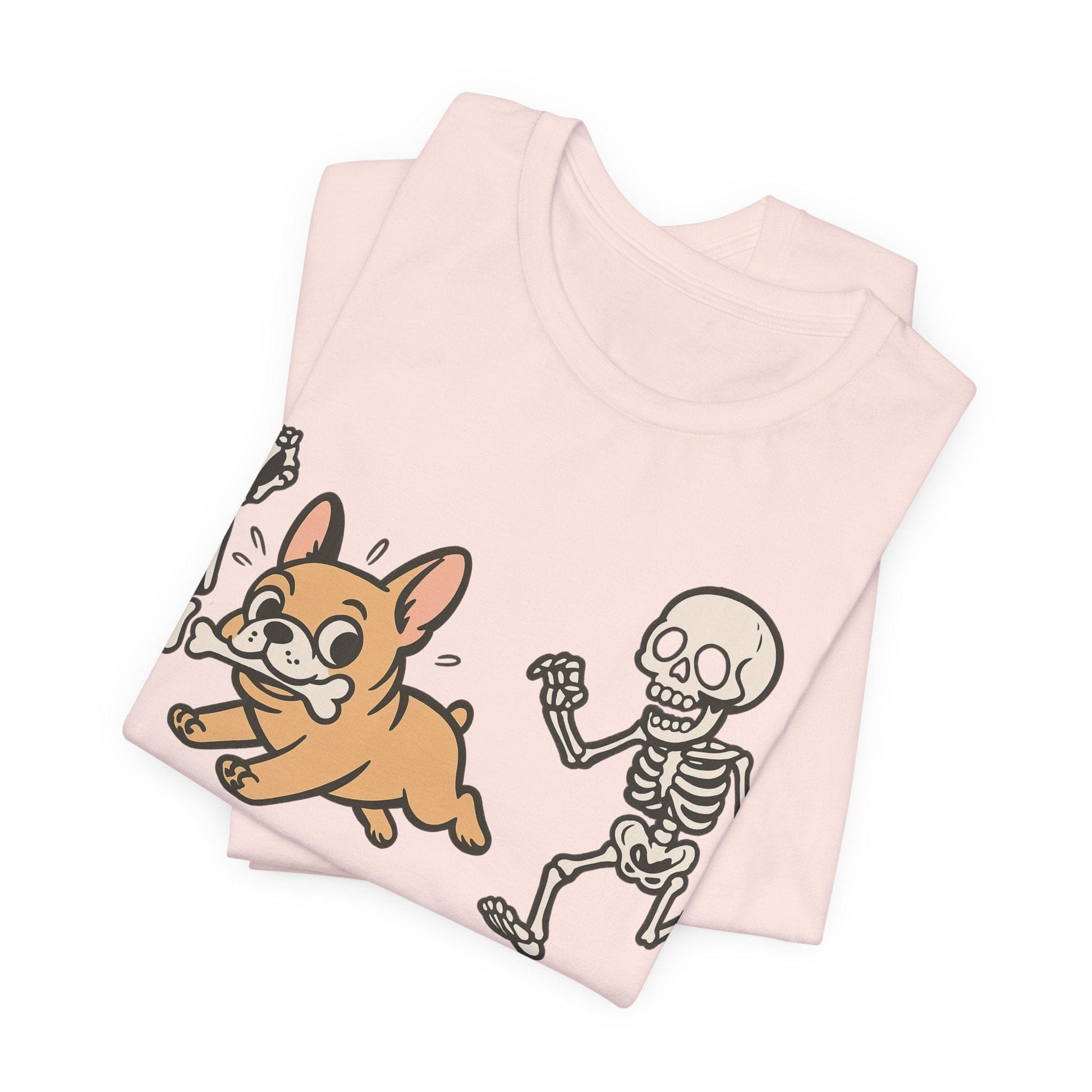 Printify T-Shirt Fawn French Bulldog Grave Robber TShirt