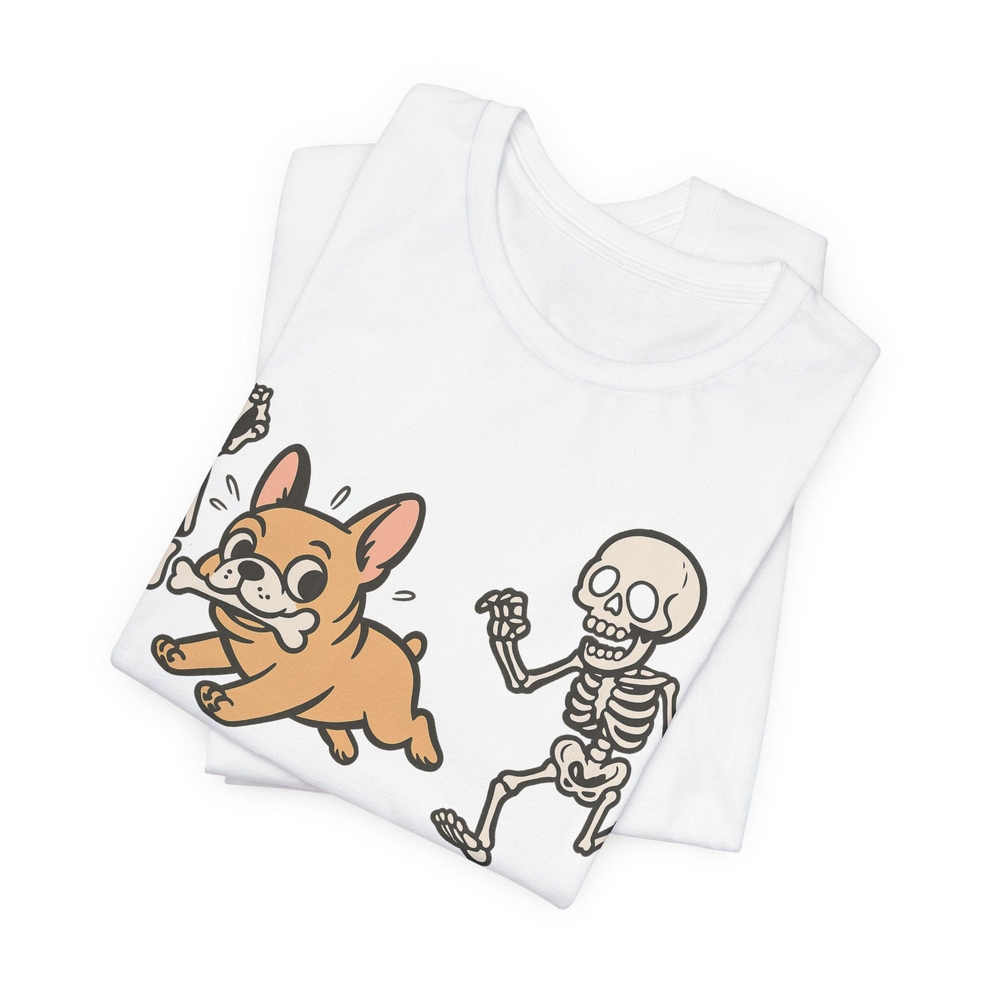Printify T-Shirt Fawn French Bulldog Grave Robber TShirt