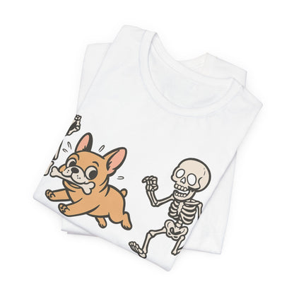 Printify T-Shirt Fawn French Bulldog Grave Robber TShirt