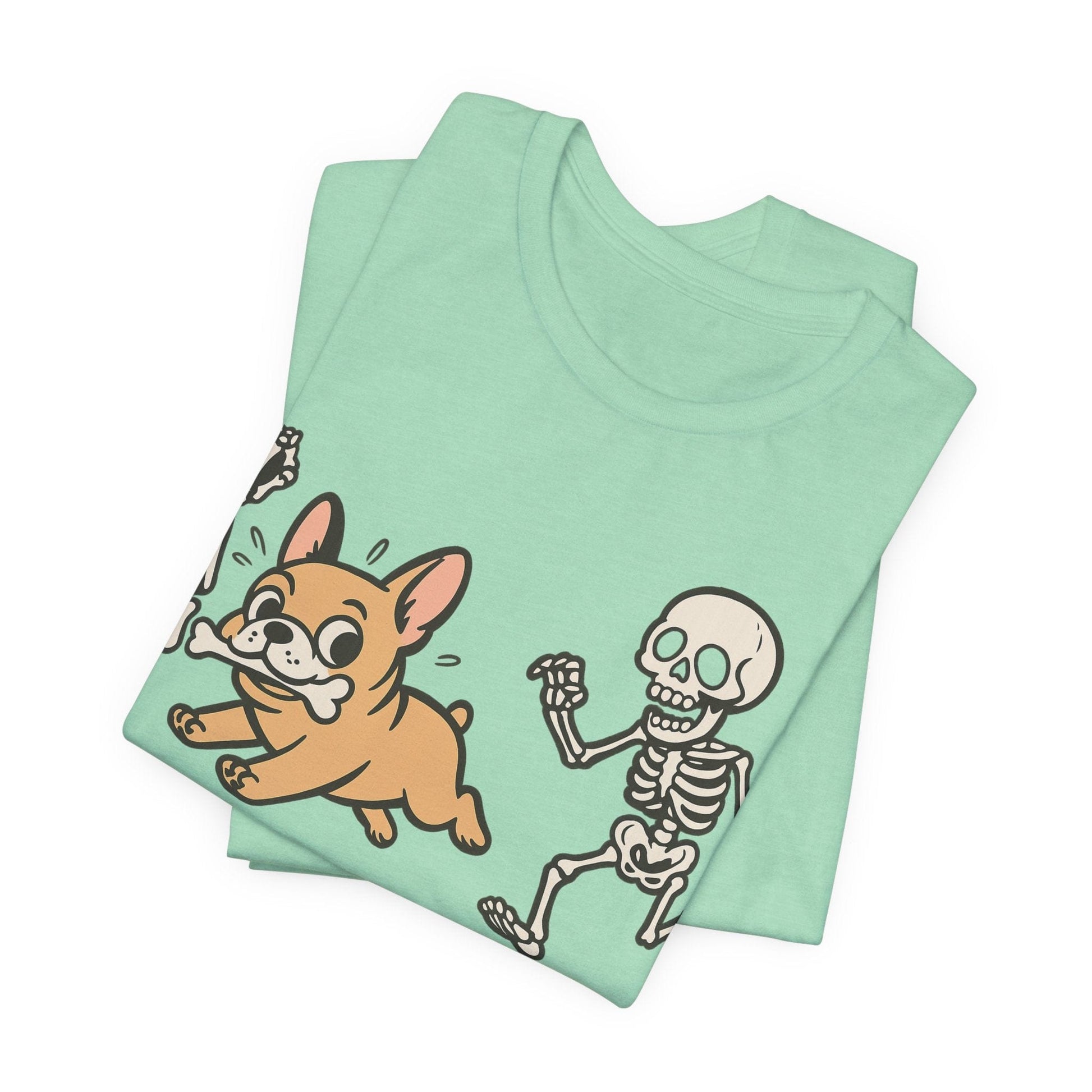 Printify T-Shirt Fawn French Bulldog Grave Robber TShirt