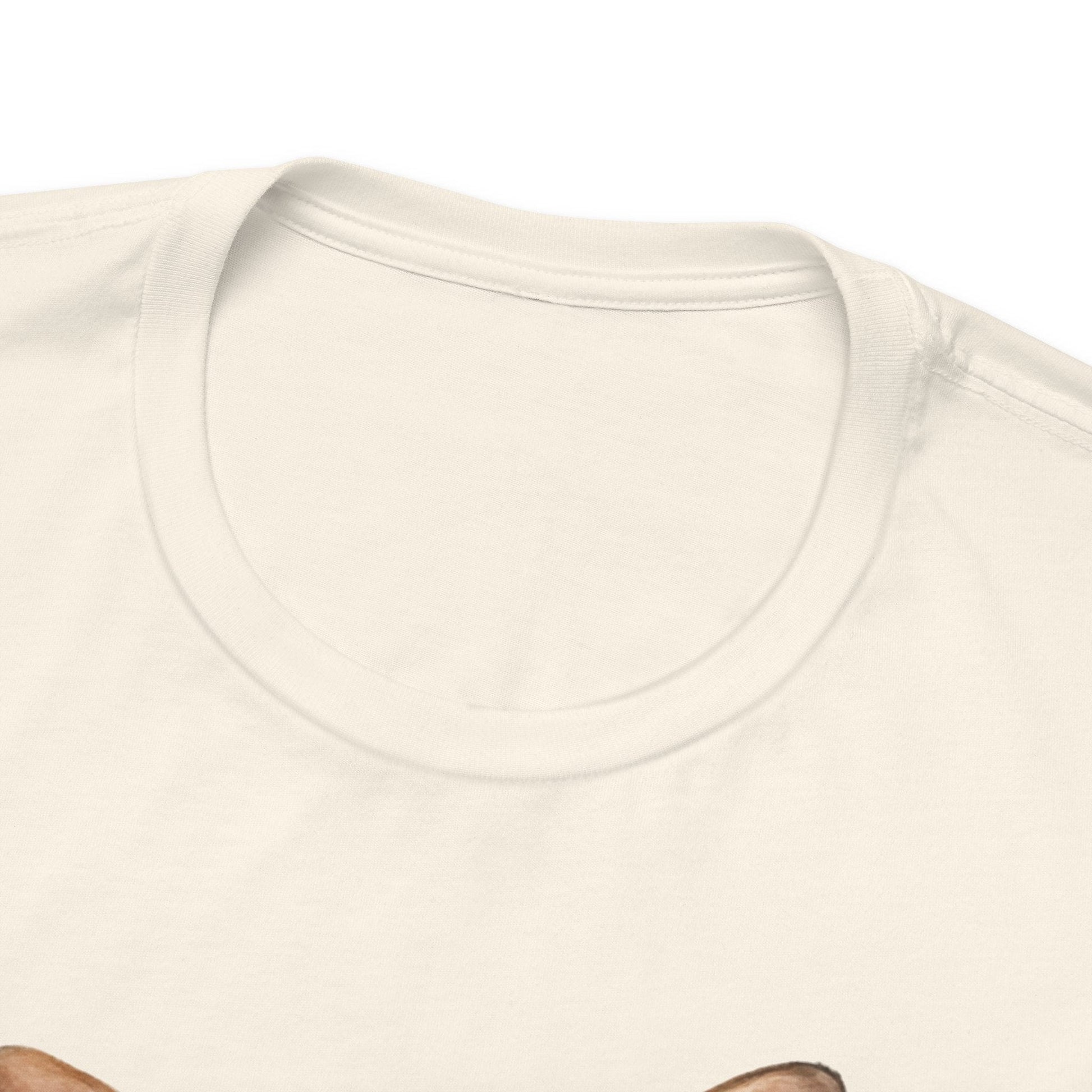 Printify T-Shirt Fawn French Bulldog Hang In There Tshirt