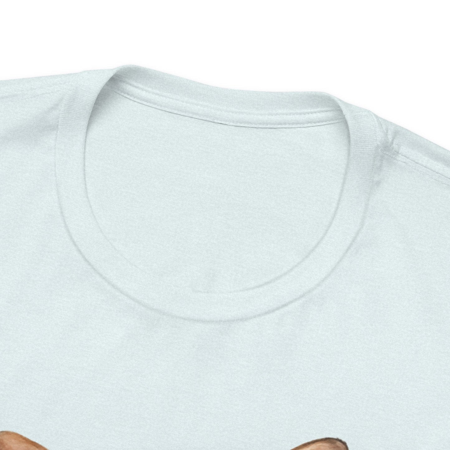 Printify T-Shirt Fawn French Bulldog Hang In There Tshirt