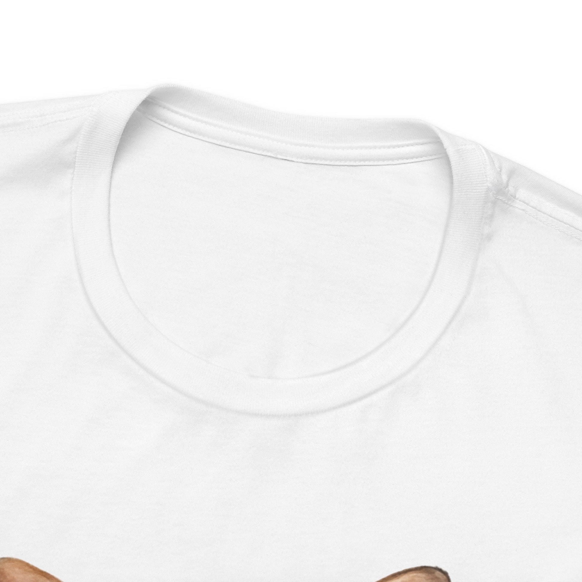 Printify T-Shirt Fawn French Bulldog Hang In There Tshirt