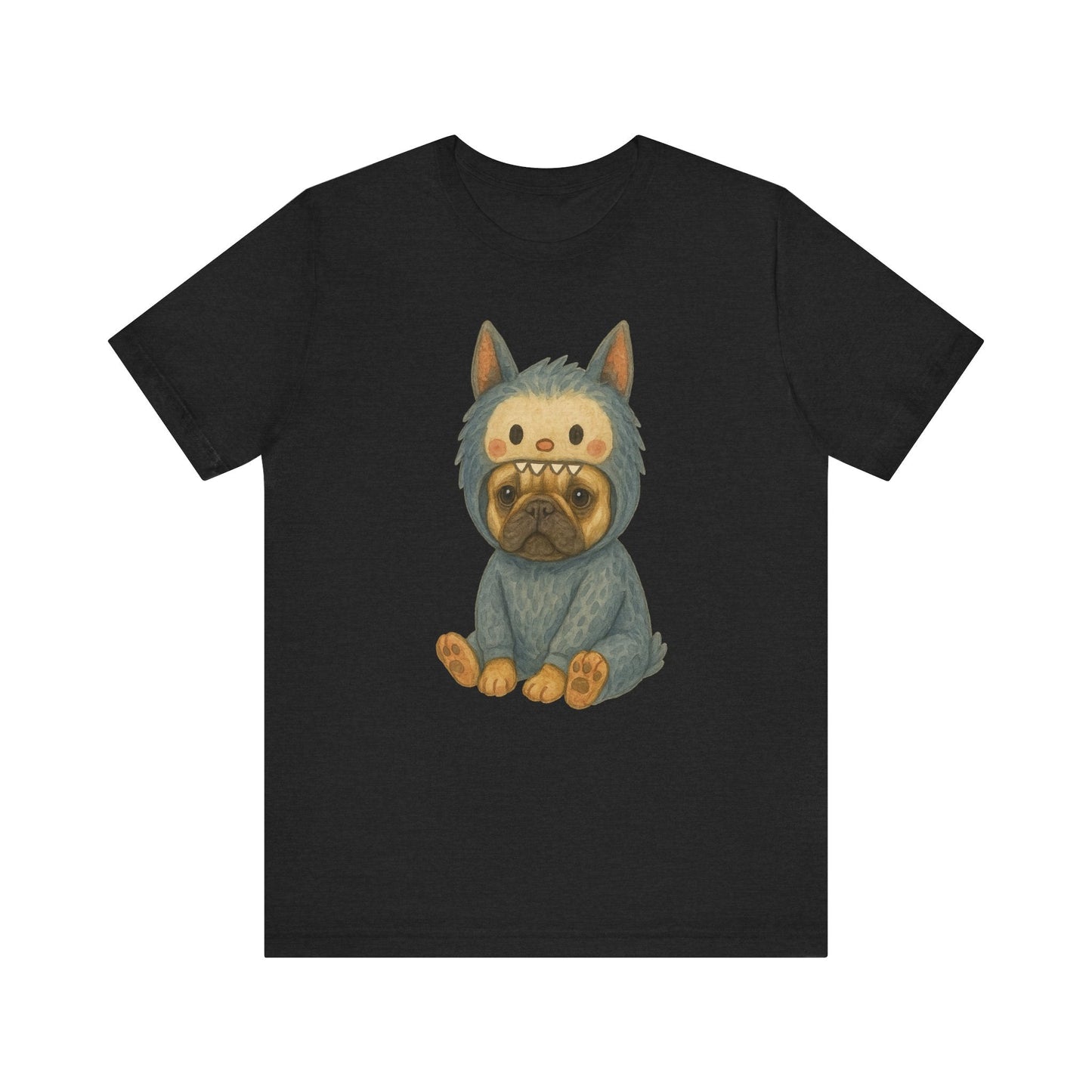 Printify T-Shirt Fawn French Bulldog Little Monster TShirt