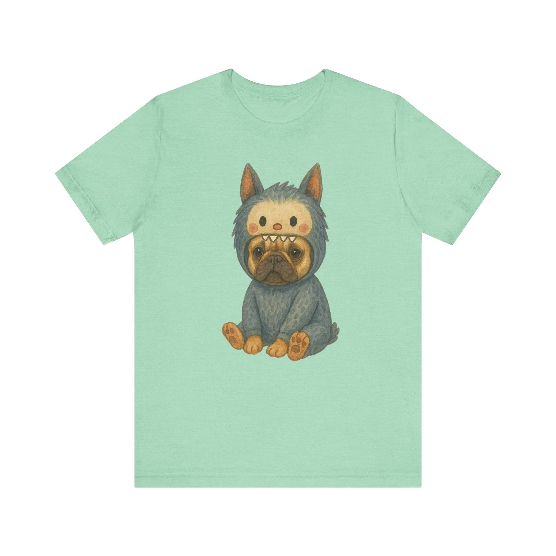 Printify T-Shirt Fawn French Bulldog Little Monster TShirt