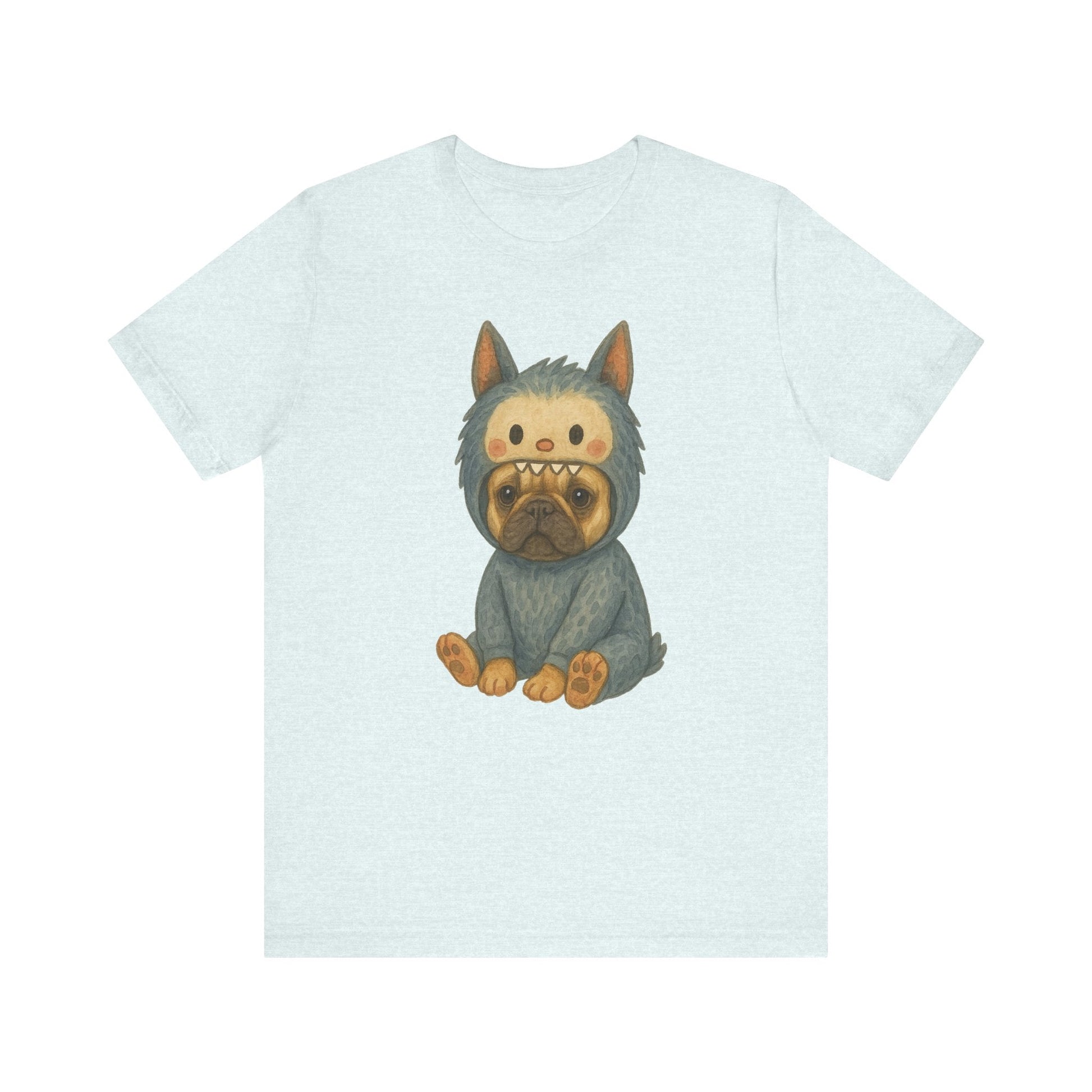 Printify T-Shirt Fawn French Bulldog Little Monster TShirt