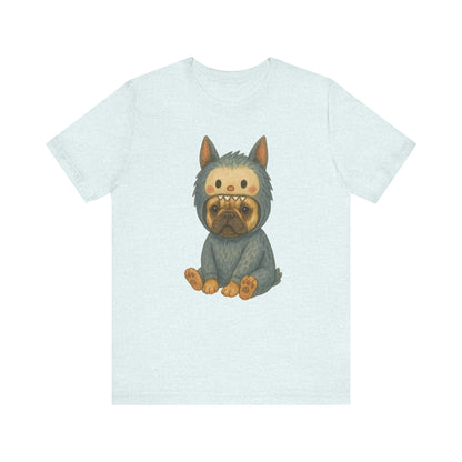 Printify T-Shirt Fawn French Bulldog Little Monster TShirt