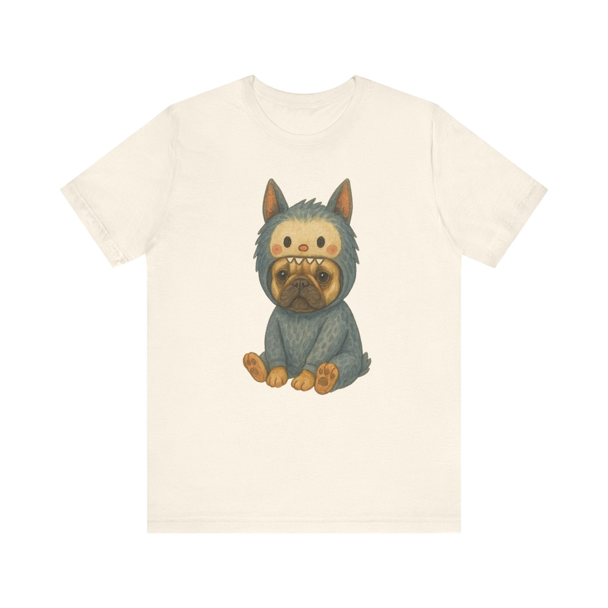 Printify T-Shirt Fawn French Bulldog Little Monster TShirt