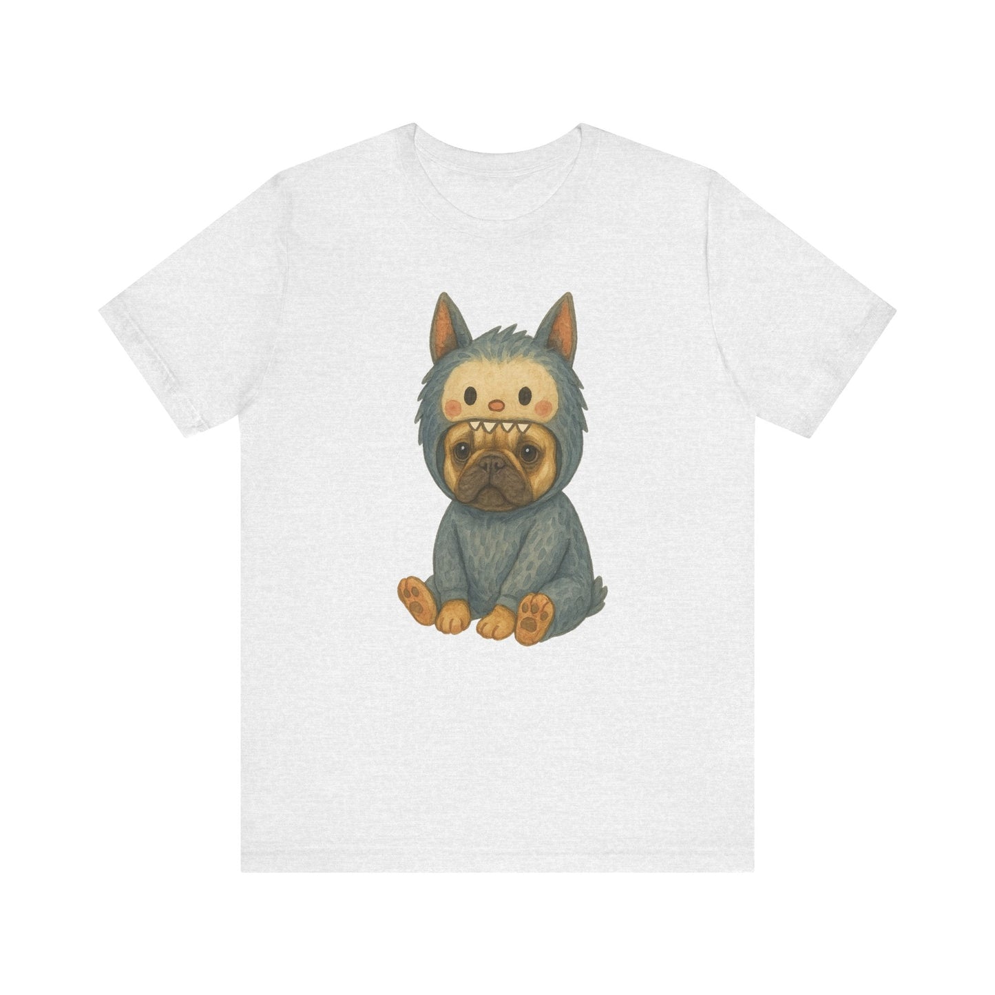 Printify T-Shirt Fawn French Bulldog Little Monster TShirt