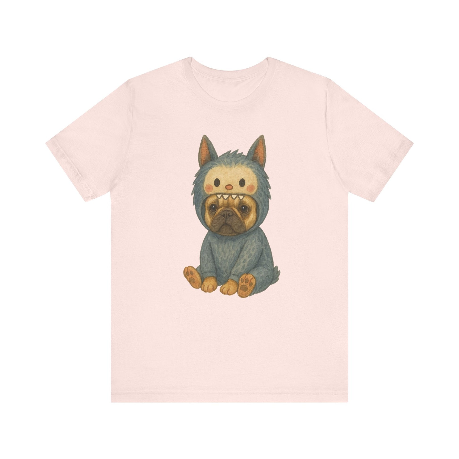 Printify T-Shirt Fawn French Bulldog Little Monster TShirt