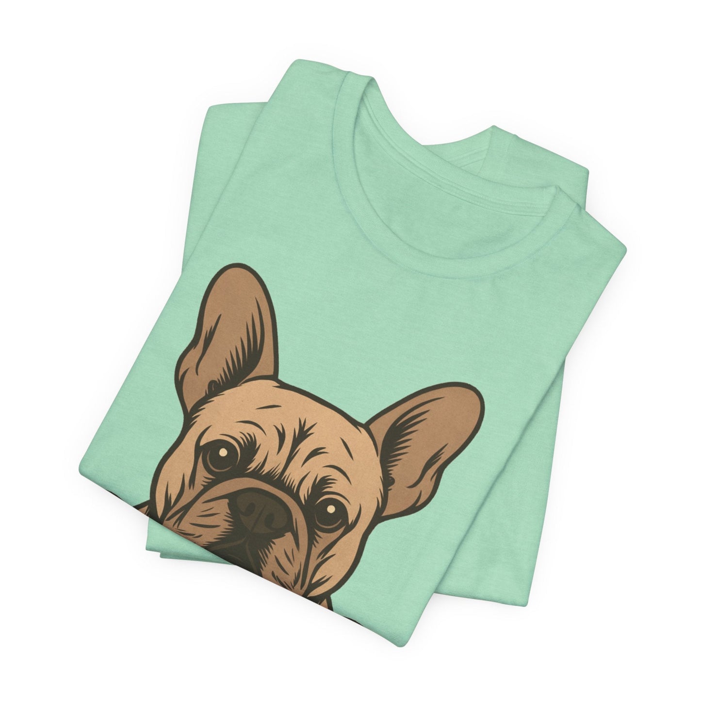 Printify T-Shirt Fawn French Bulldog My Therapist TShirt
