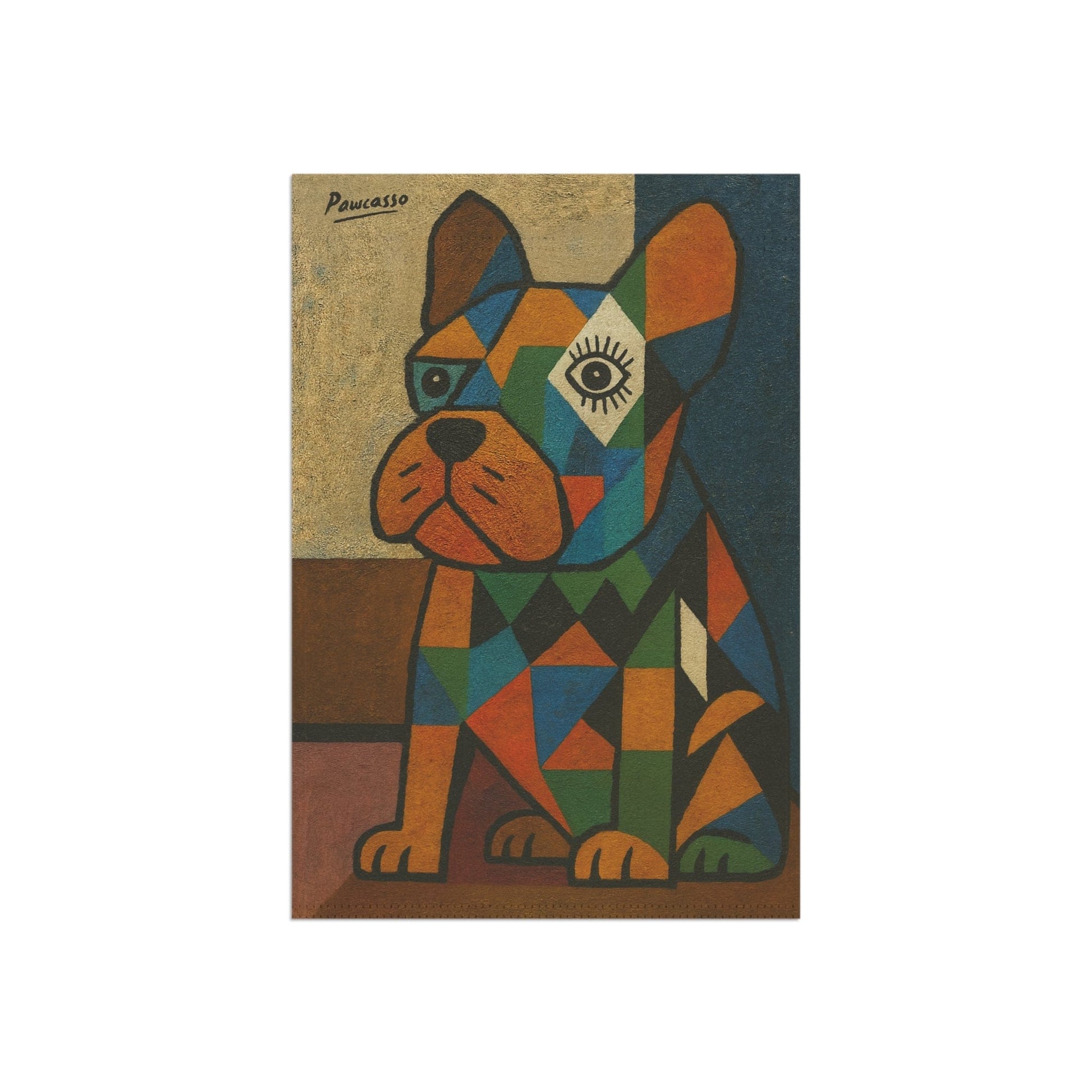 Fawn French Bulldog Picasso Garden Flag