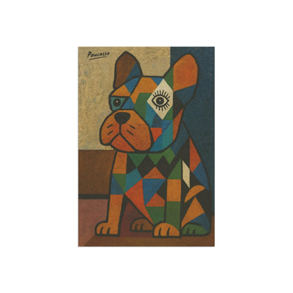 Fawn French Bulldog Picasso Garden Flag