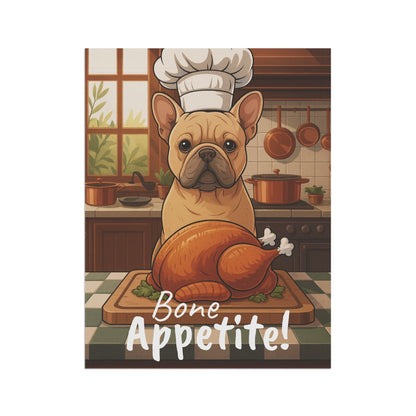 Printify Garden Flag Fawn French Bulldog Thanksgiving Garden Flag