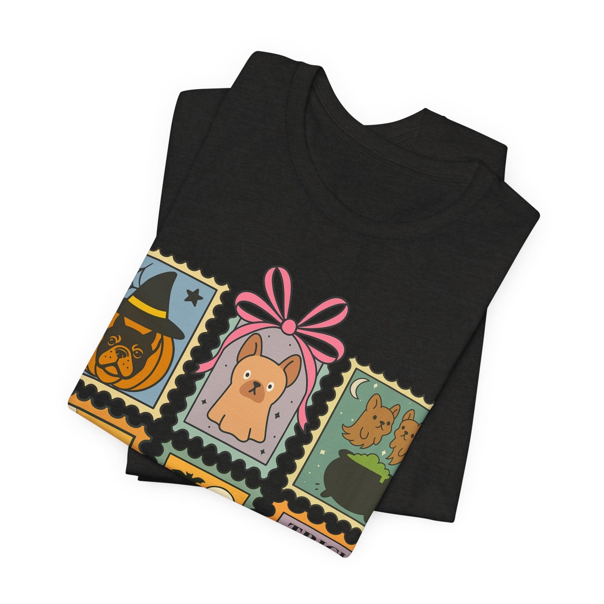 Fawn Frenchie Halloween Stamps TShirt