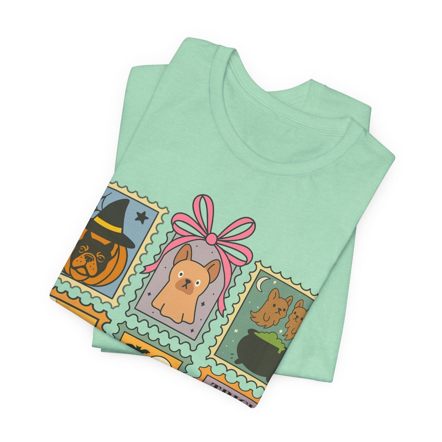 Fawn Frenchie Halloween Stamps TShirt