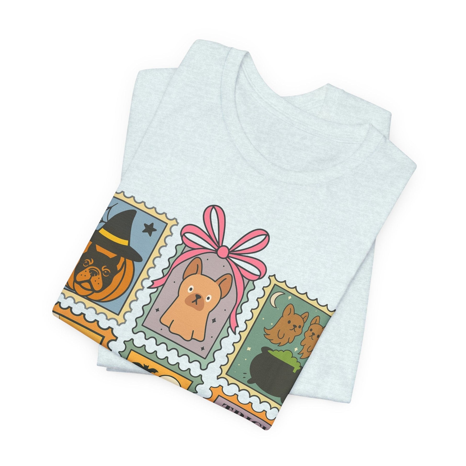 Fawn Frenchie Halloween Stamps TShirt