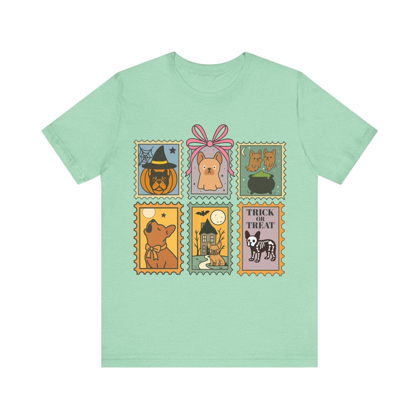 Fawn Frenchie Halloween Stamps TShirt
