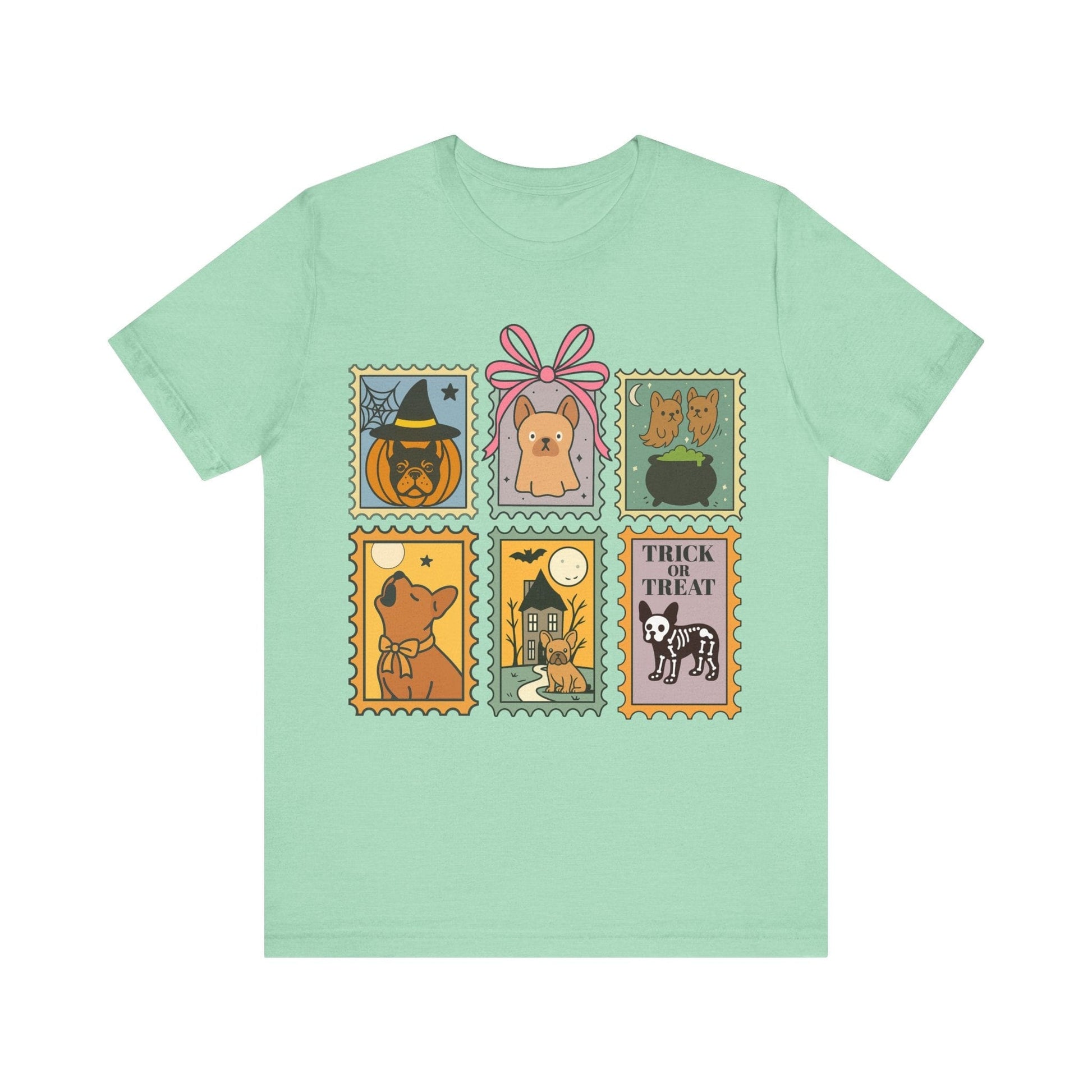 Fawn Frenchie Halloween Stamps TShirt