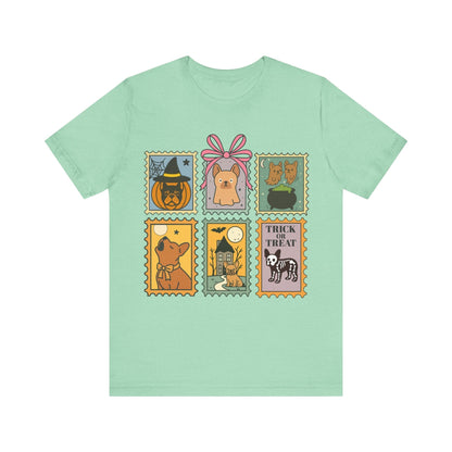 Fawn Frenchie Halloween Stamps TShirt