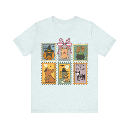 Fawn Frenchie Halloween Stamps TShirt