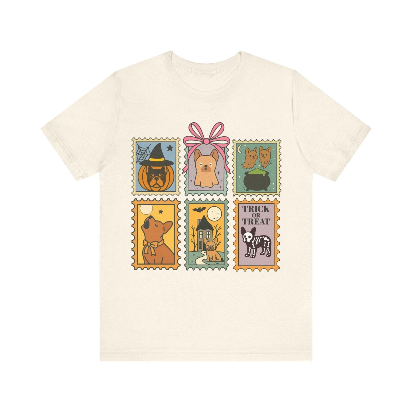 Fawn Frenchie Halloween Stamps TShirt