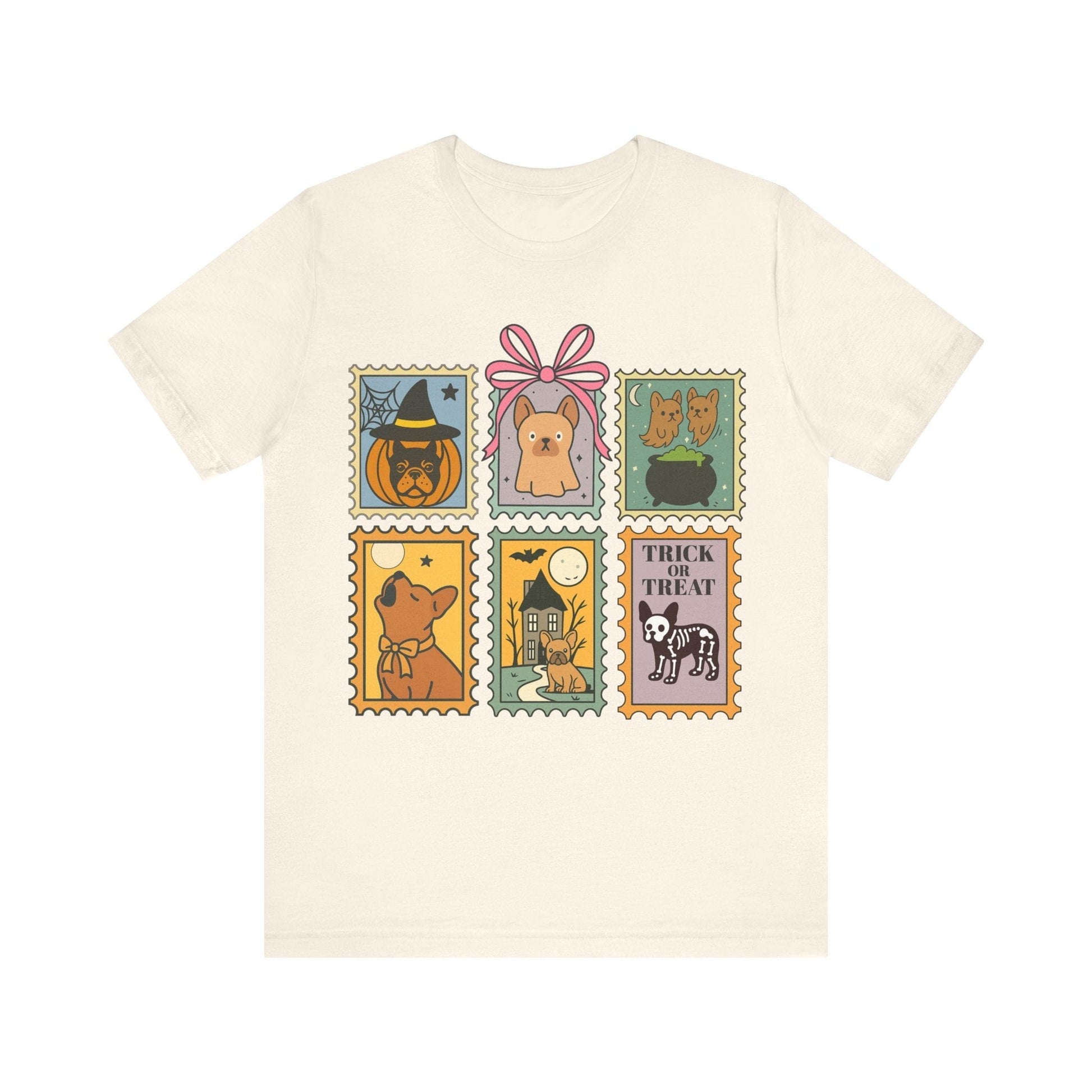 Fawn Frenchie Halloween Stamps TShirt