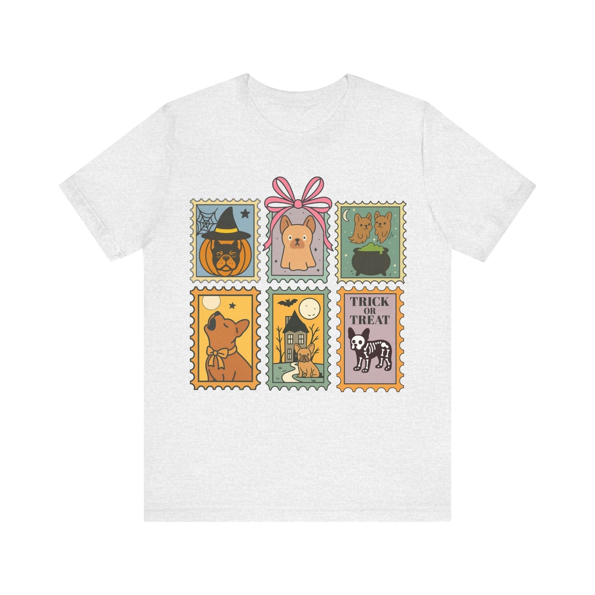Fawn Frenchie Halloween Stamps TShirt