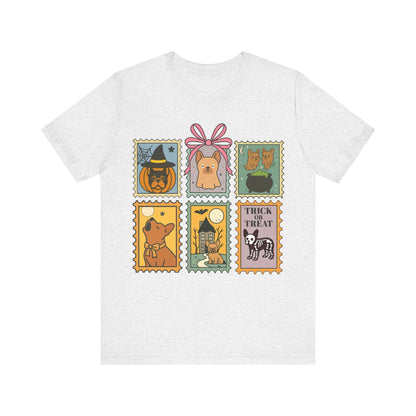 Fawn Frenchie Halloween Stamps TShirt