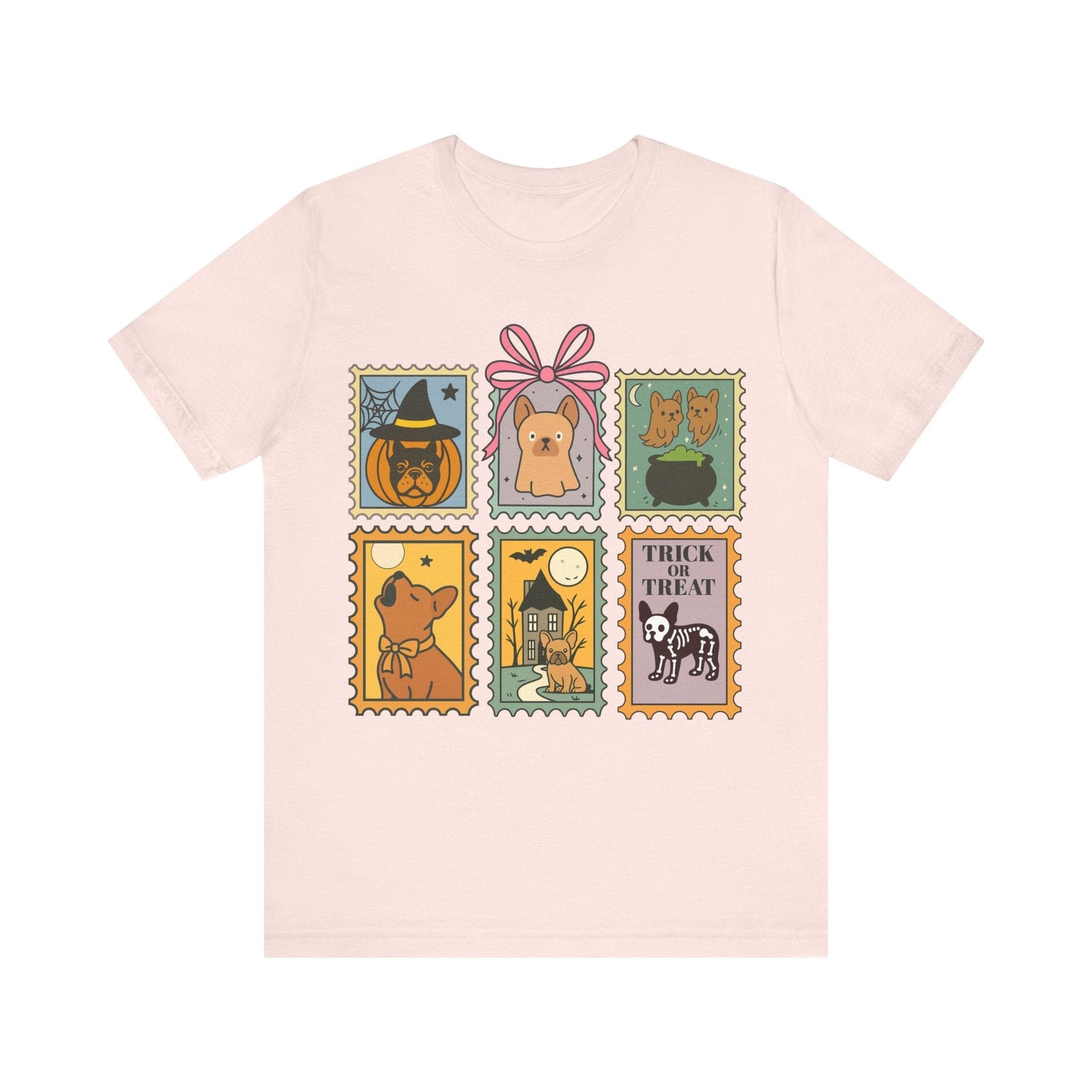 Fawn Frenchie Halloween Stamps TShirt