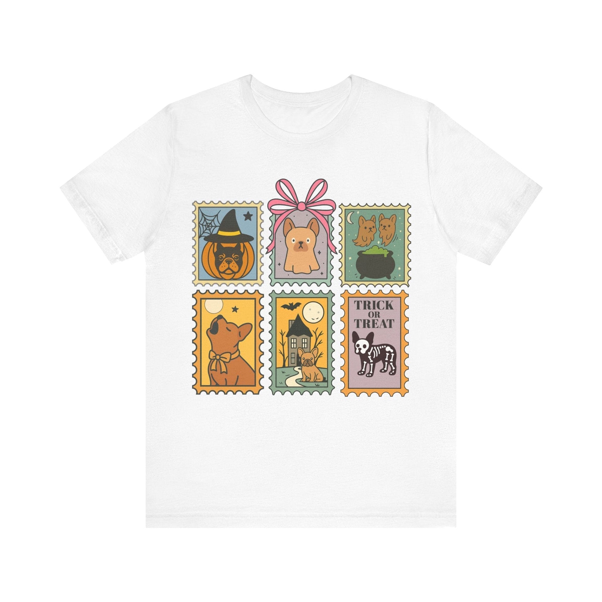 Fawn Frenchie Halloween Stamps TShirt