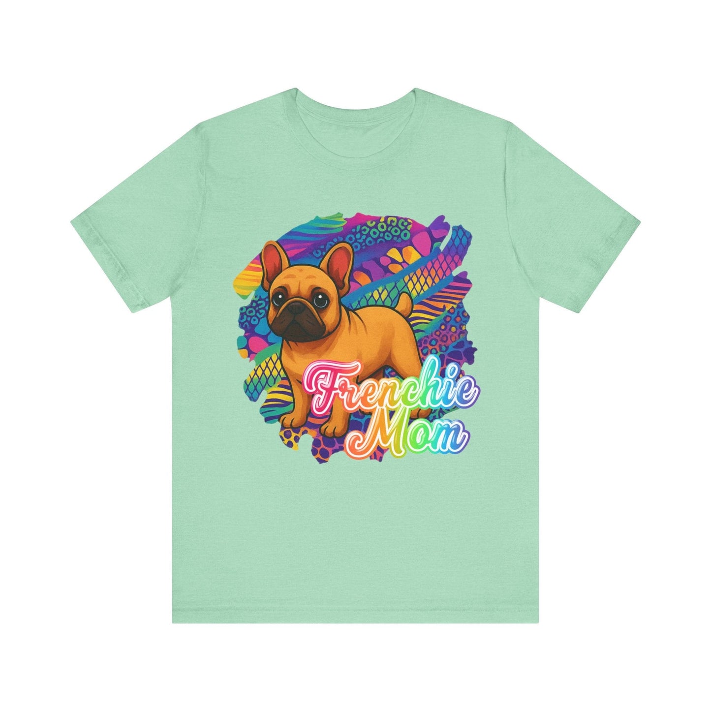 Fawn Frenchie Retro Neon Tshirt
