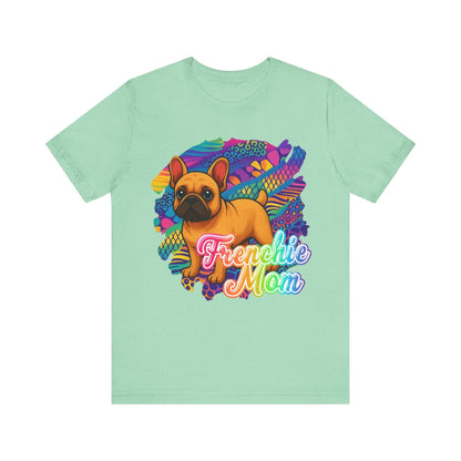 Fawn Frenchie Retro Neon Tshirt