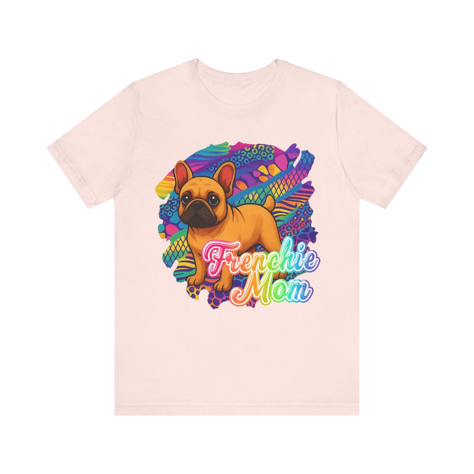 Fawn Frenchie Retro Neon Tshirt