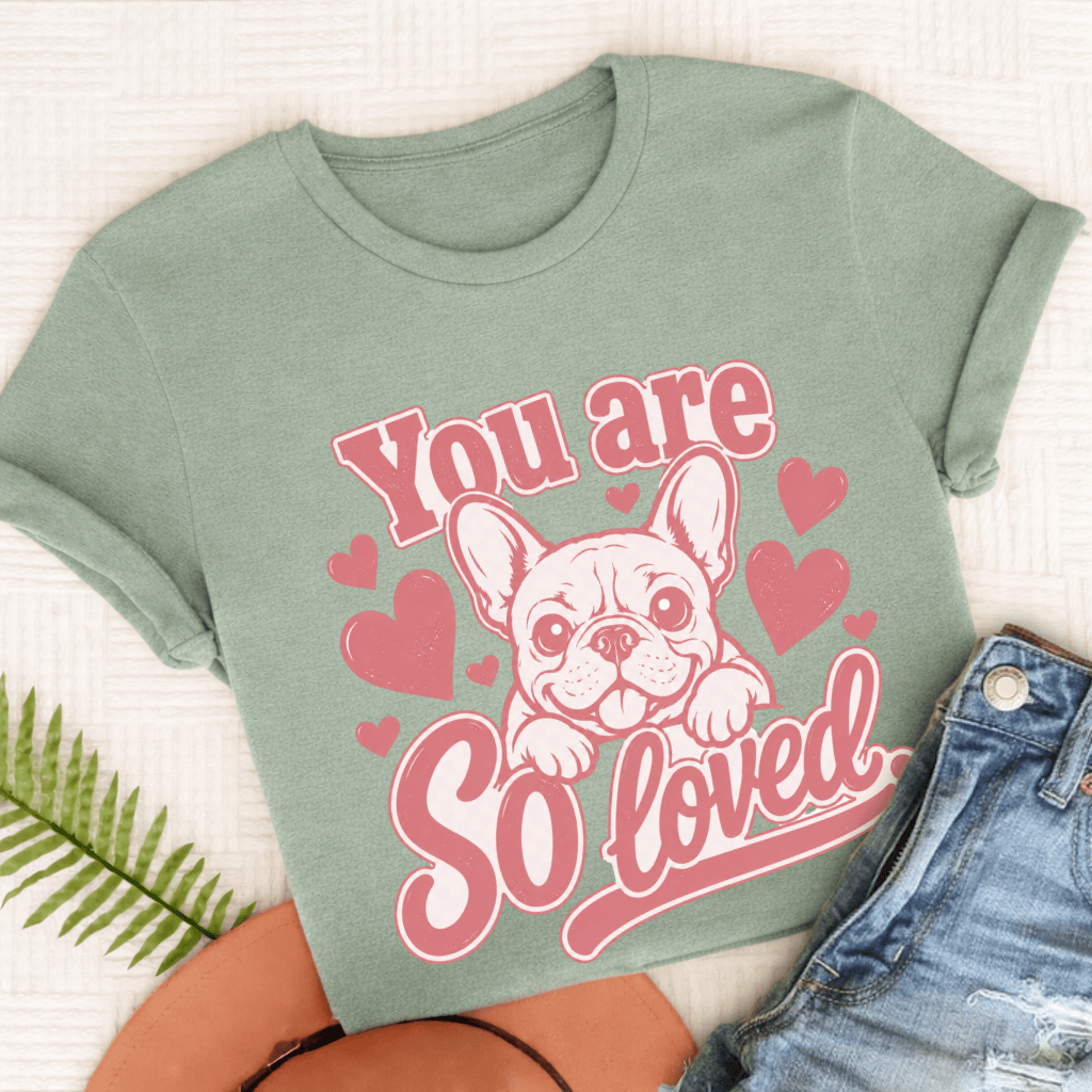 French Bulldog Always Loved Unisex Tshirt Bay