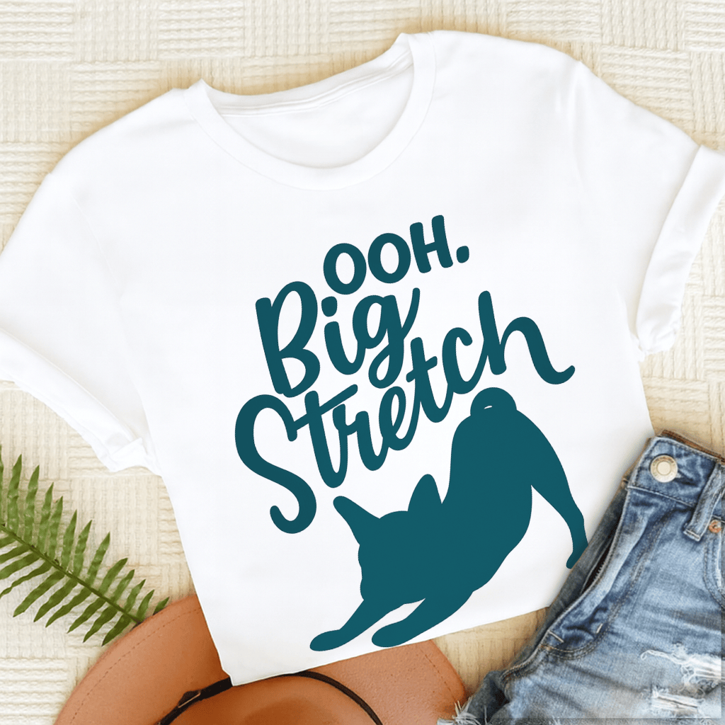 French Bulldog Big Stretch Unisex TShirt White